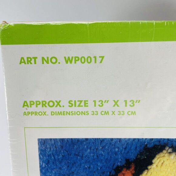 Tigger Disney Pooh Colection Caron Latch Hook Kit 13x13" Groovy Rug Mat Sealed - Picture 2 of 5